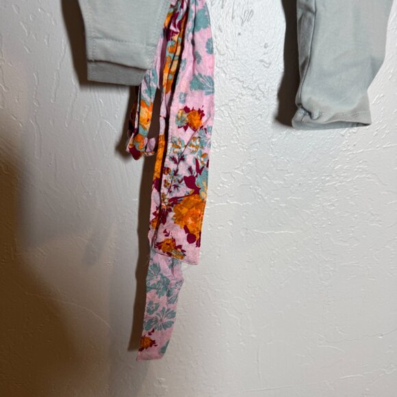 FREE PEOPLE MOVEMENT Straps In The Back Mercury Grey Bodysuit Size‎ M NWT - Picture 7 of 7